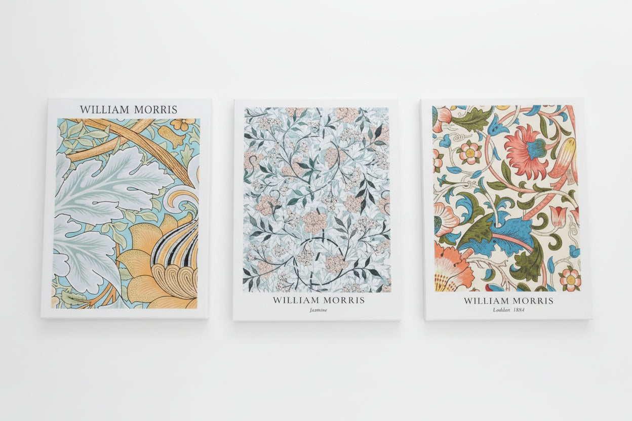 Framed Canvas William Morris