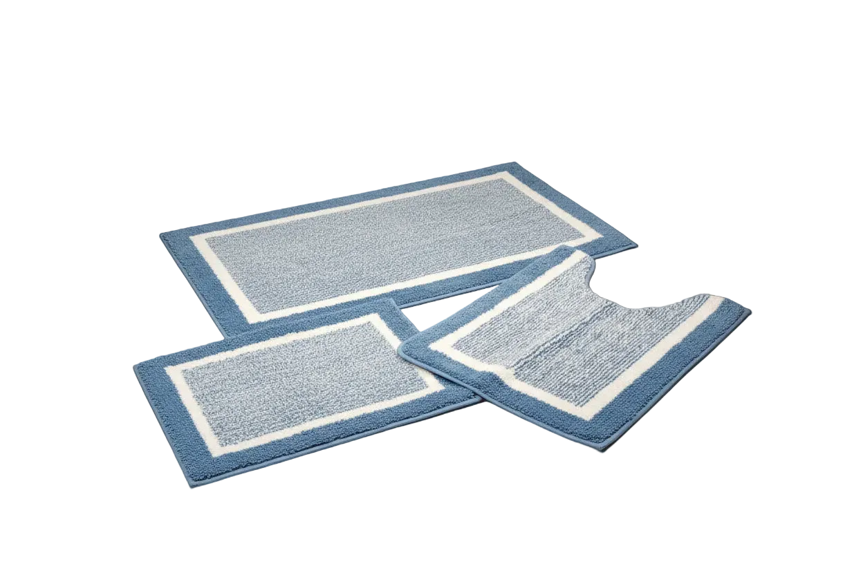 Bathroom Rug Set (3) pc., blue