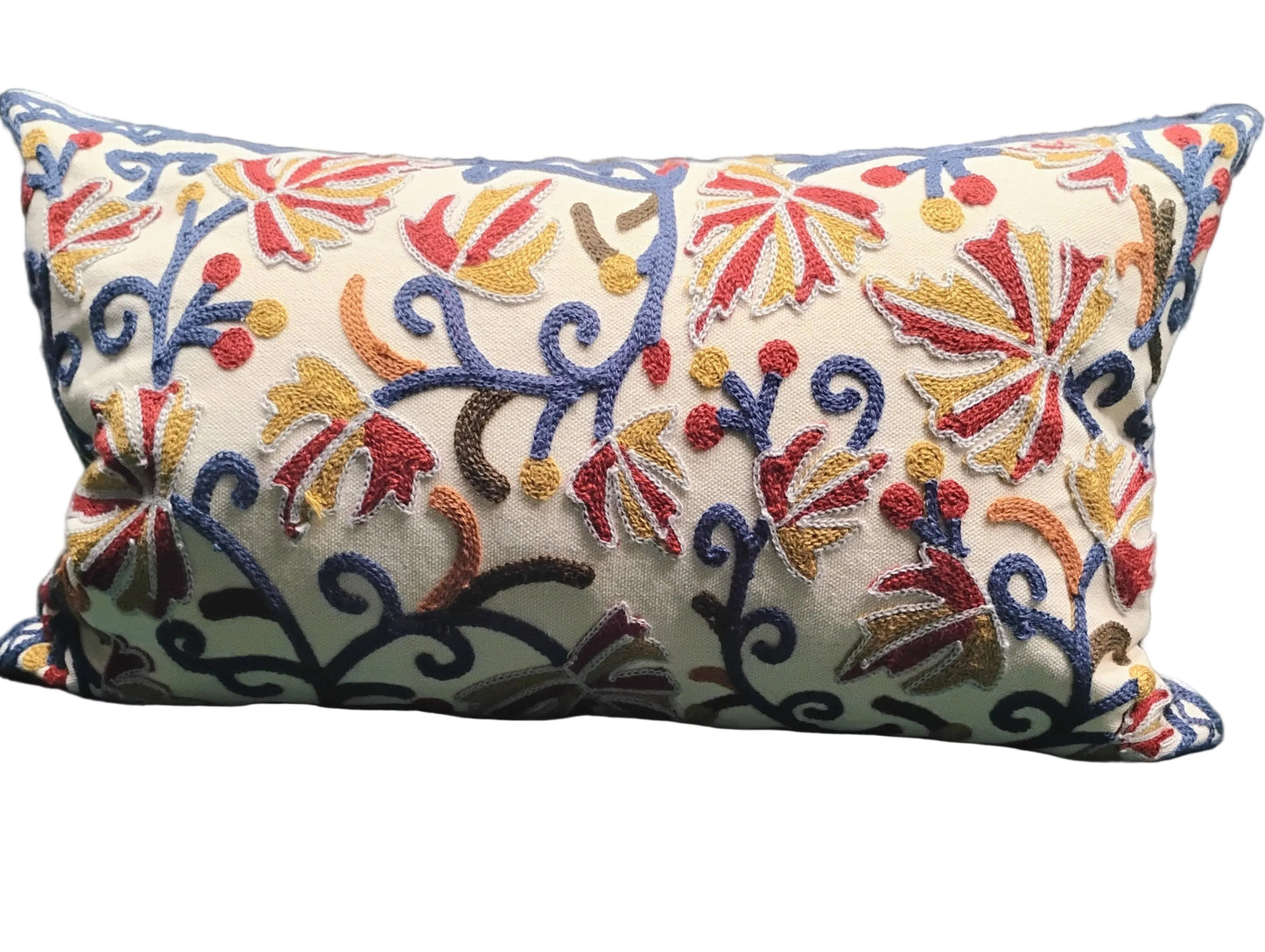 Dec. Pillow Embroidered cover, goose feather filled