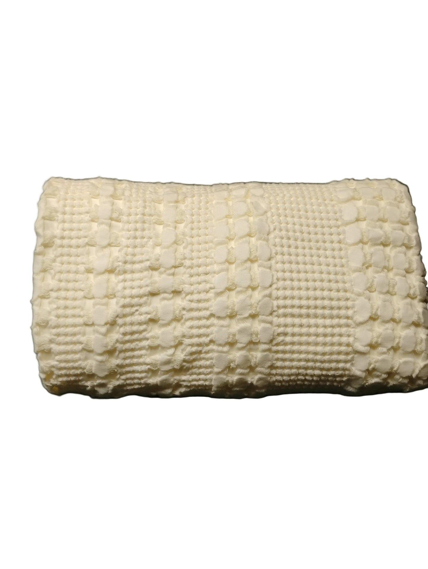 Throw Blanket 3 Antique white, waffle weave
