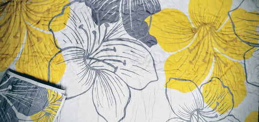 Quilt Floral print Queen size