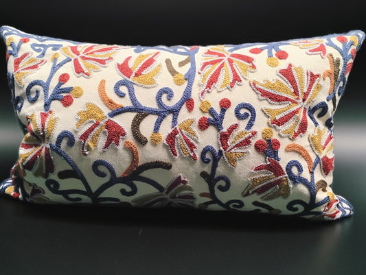 Dec. Pillow Embroidered cover, goose feather filled