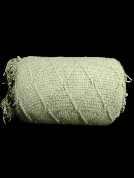 Throw Blanket Olive lgt. Green