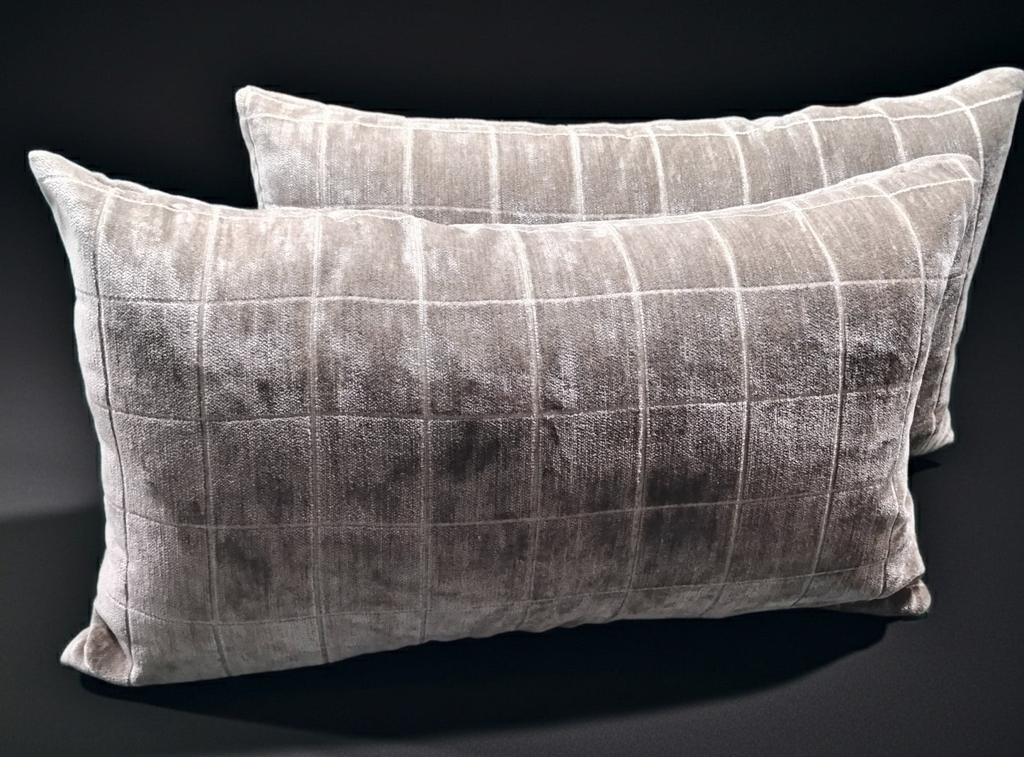Dec. Pillows (2) Carmel square themed design lumbar