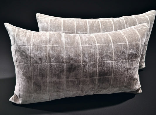 Dec. Pillows (2) Carmel square themed design lumbar