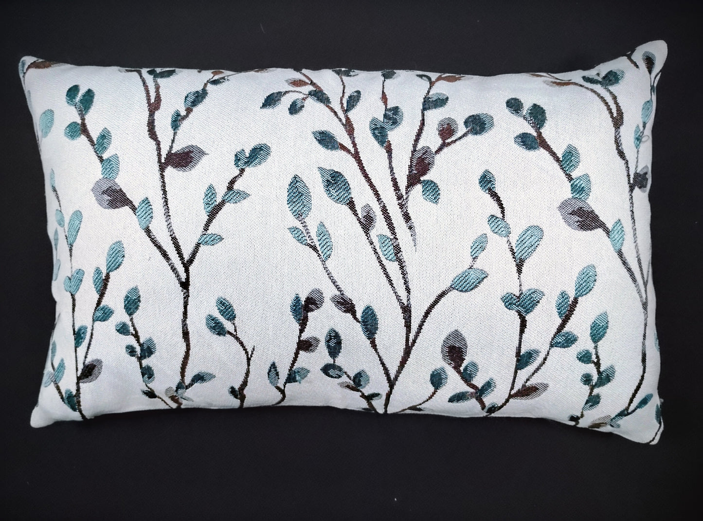Dec. Pillow Embroidered willow themed Lumbar