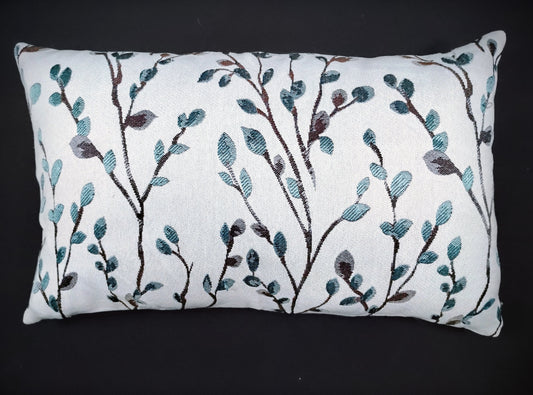 Dec. Pillow Embroidered willow themed Lumbar